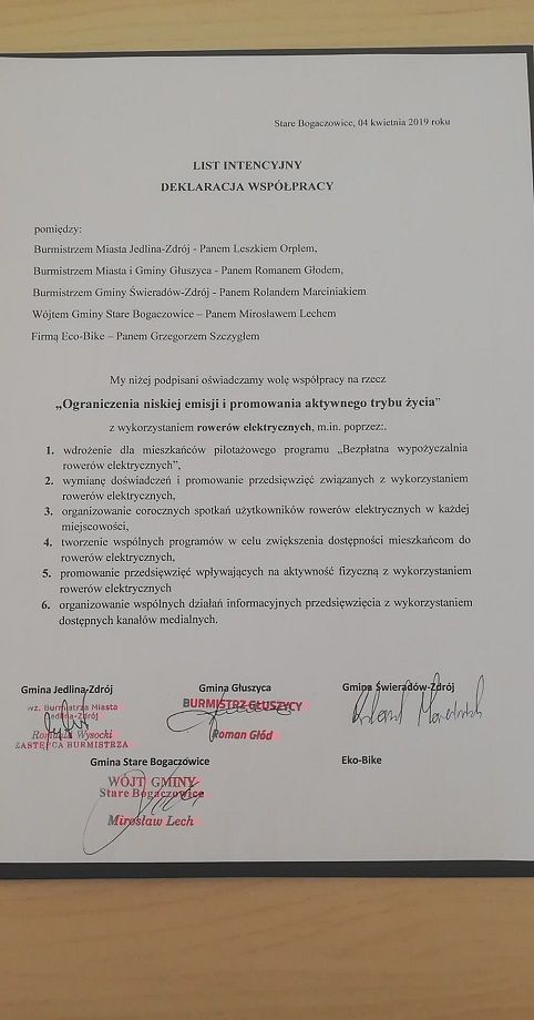 REGION, Stare Bogaczowice: Stare Bogaczowice udostepnią swoim mieszkańcom rowery elektryczne
