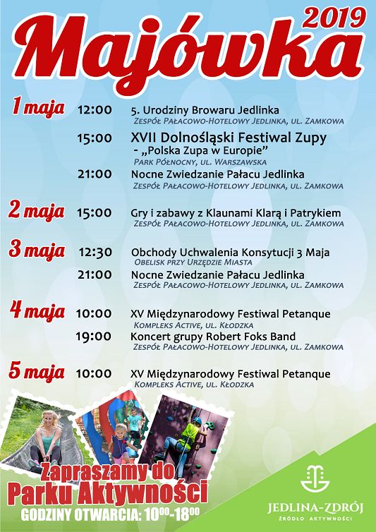 REGION, Jedlina-Zdrój: Majówka w Jedlinie–Zdroju