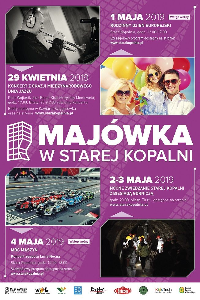 Wałbrzych: Majówka w Starej Kopalni