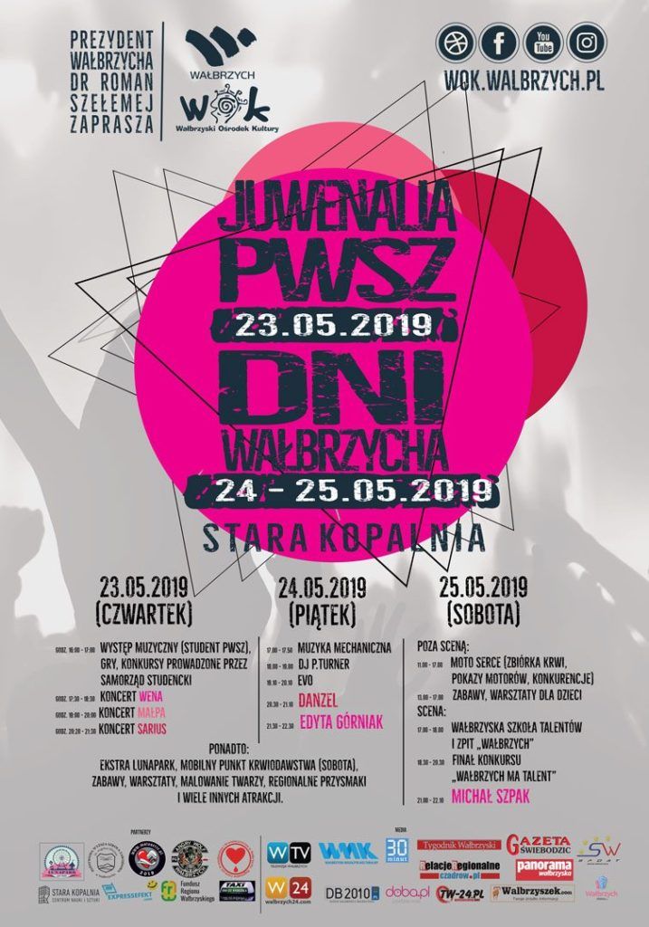 Wałbrzych: Maj pożegnamy Dniami Wałbrzycha