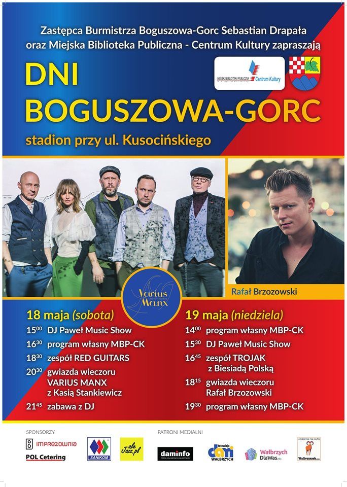 REGION, Boguszów-Gorce: Dni Boguszowa–Gorc – warto obejrzeć gwiazdy