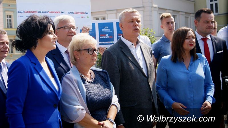 Wałbrzych: KO pokazała swoich kandydatów