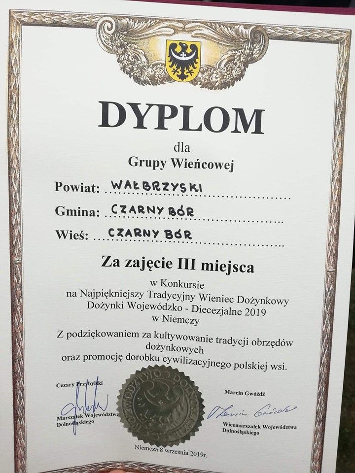 REGION: Wieniec na podium