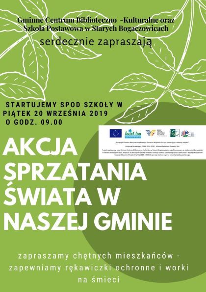 REGION, Stare Bogaczowice: Posprzątają gminę
