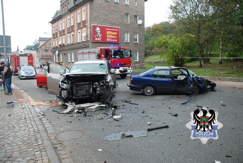 Wałbrzych: Pięć osób w szpitalu