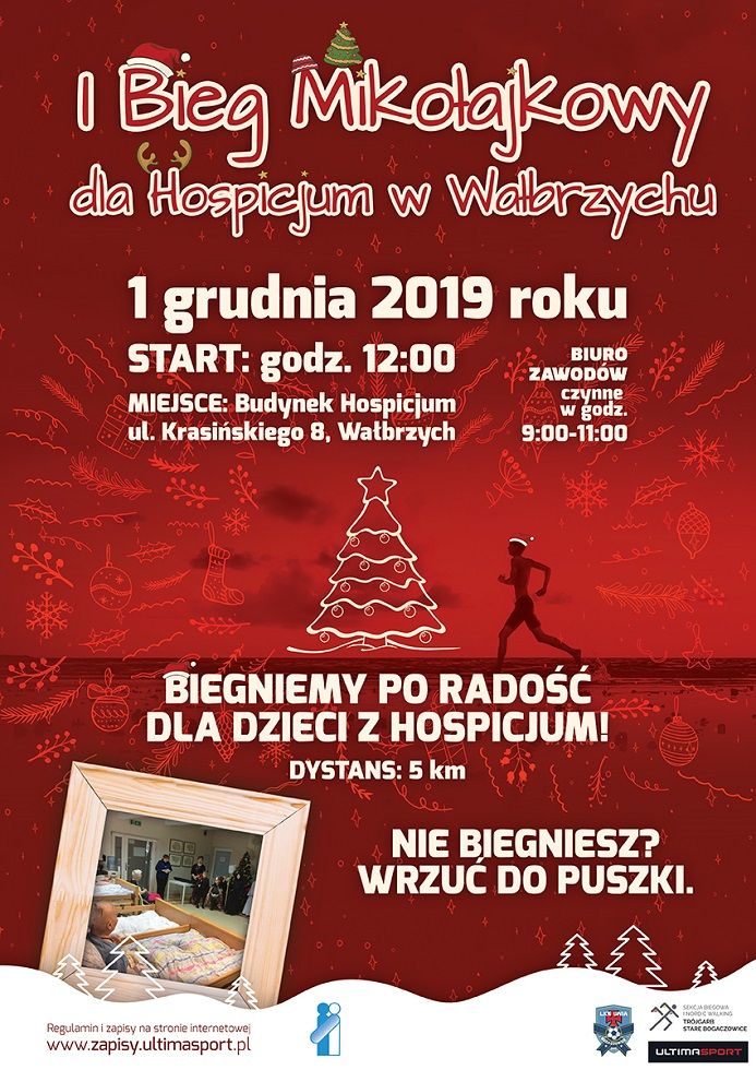 Wałbrzych/powiat wałbrzyski: Pobiegną dla Hospicjum