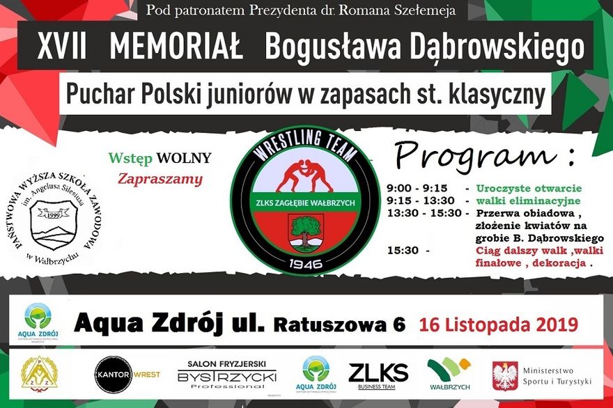 Wałbrzych: Memoriał Dąbrowskiego
