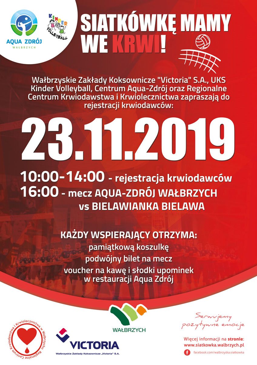 Wałbrzych: Siatkówka we krwi