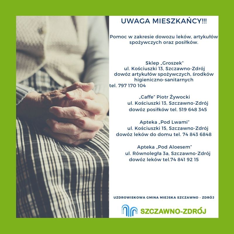 REGION, Szczawno-Zdrój: Dowiozą co potrzeba