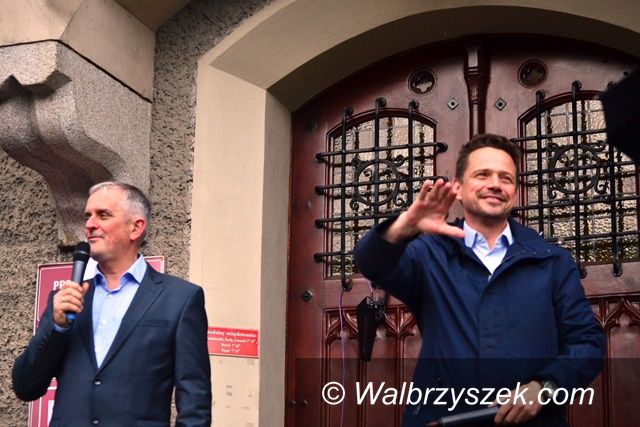 Wałbrzych: Trzaskowski rozmawiał z wałbrzyszanami