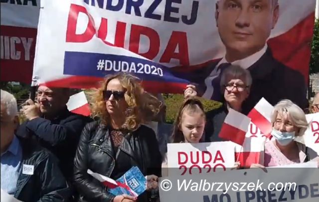 Wałbrzych: Popierają Dudę