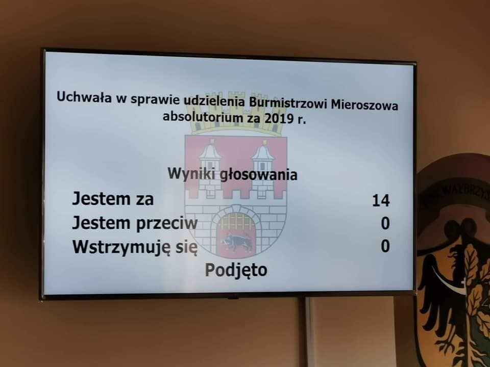 REGION, Mieroszów: Absolutorium dla burmistrza Mieroszowa
