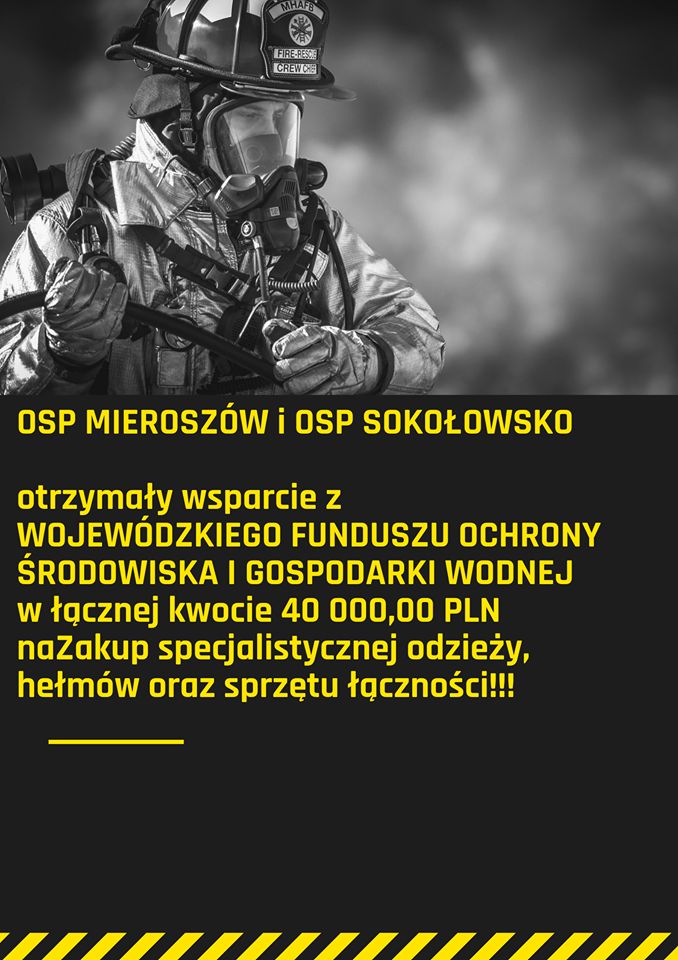 REGION, Mieroszów: Sprzęt dla strażaków