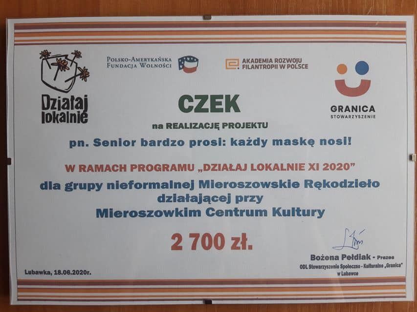 REGION, Mieroszów: Będą szyć