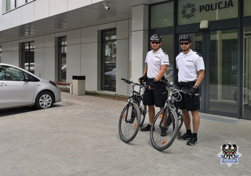 Wałbrzych/Szczawno-Zdrój: Rowerowy patrol