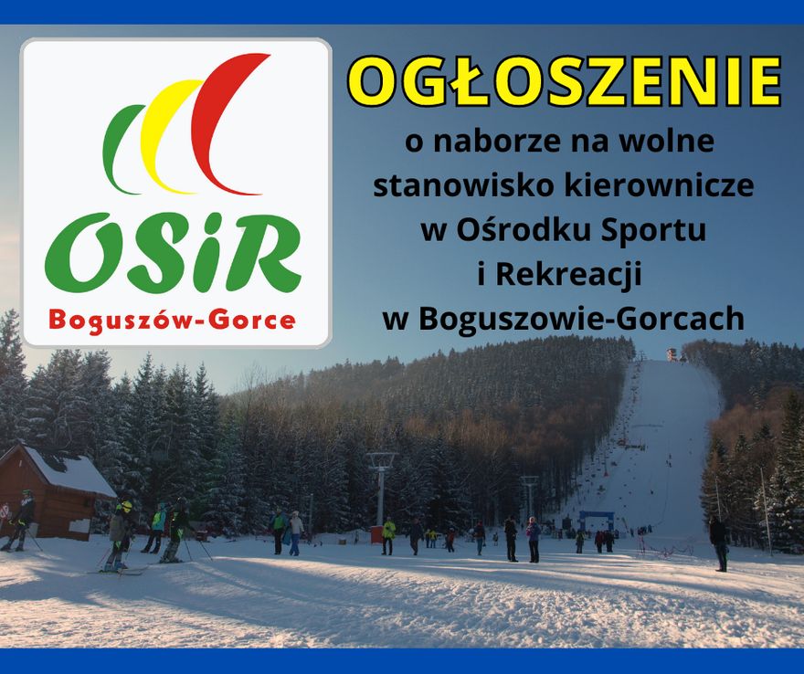REGION, Boguszów-Gorce: OSiR też szuka