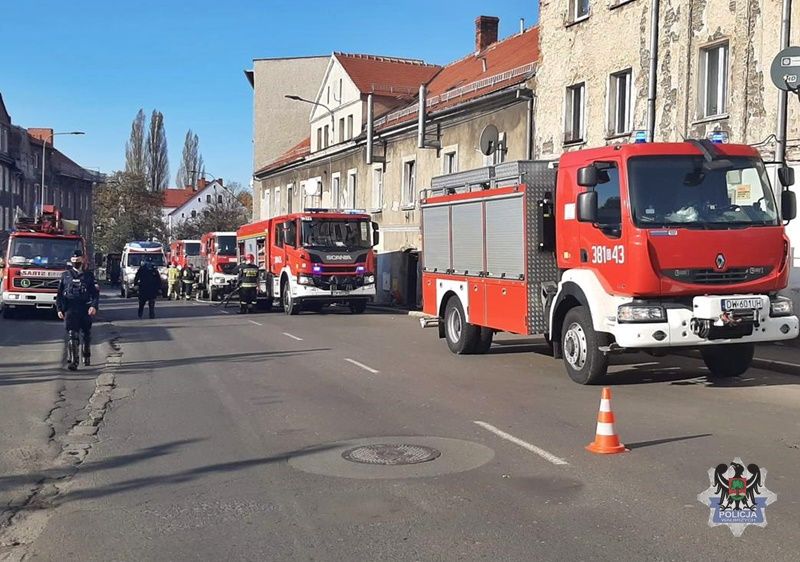 Wałbrzych: Doprowadził do pożaru