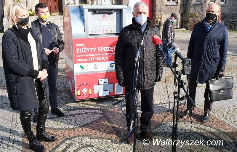Wałbrzych: Elektryczne śmieci