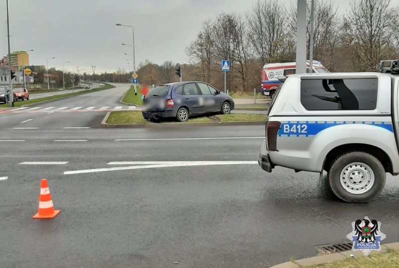 Wałbrzych: Wypadek na skrzyżowaniu