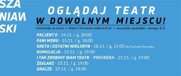Wałbrzych: Szaniawski w internecie