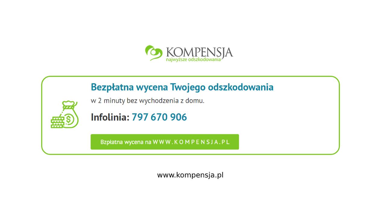 Wałbrzych/Kraj: Pomoc w uzyskaniu odszkodowania – gdzie uzyskasz najwyższe odszkodowanie?