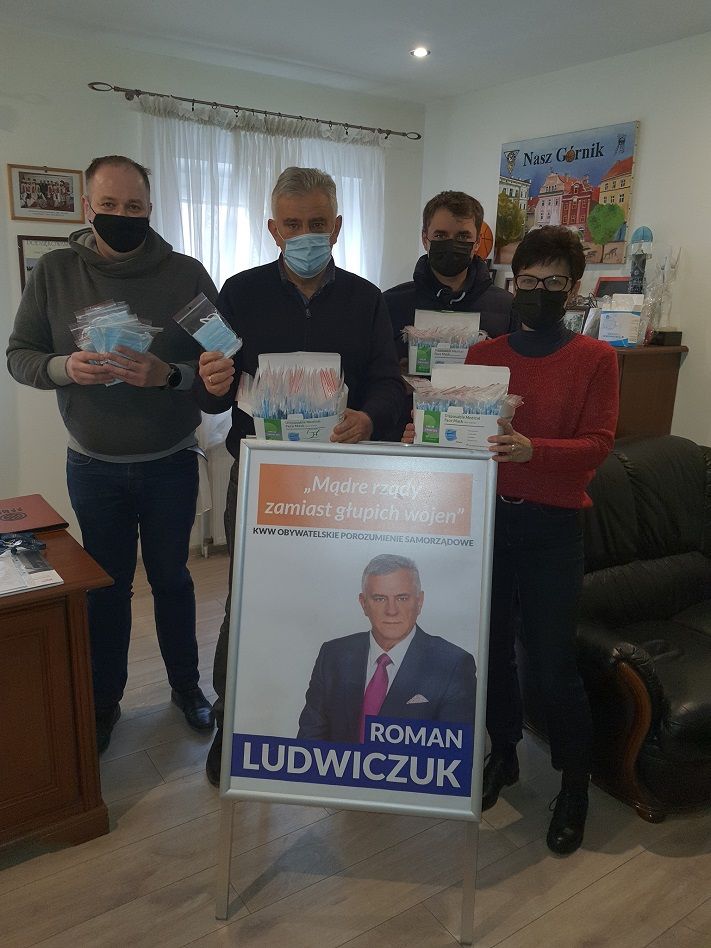 REGION, Boguszów-Gorce: Rozdają maseczki