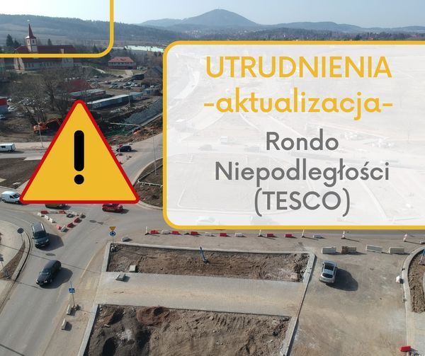 Wałbrzych: Utrudnienia nieco później