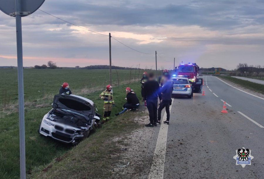 Stary Julianów: Wylądował w rowie