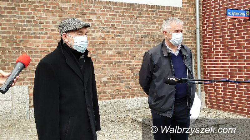 Wałbrzych: Pamiątkowa tablica