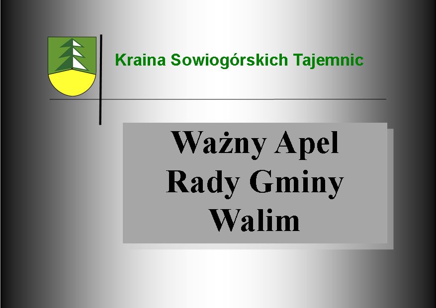 REGION, Walim: Apelują o remont