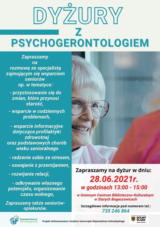REGION, Stare Bogaczowice: Projekt dla seniorów