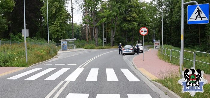 Wałbrzych: Potrącenie na przejściu