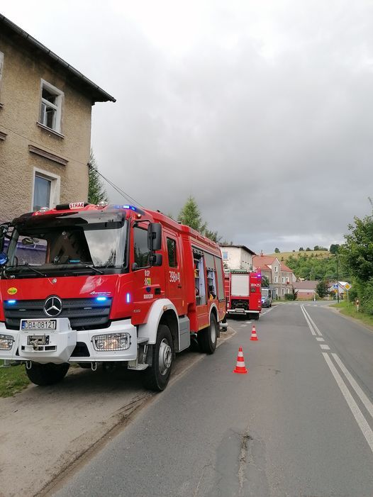 REGION, Boguszów-Gorce: Pożar na Wałbrzyskiej