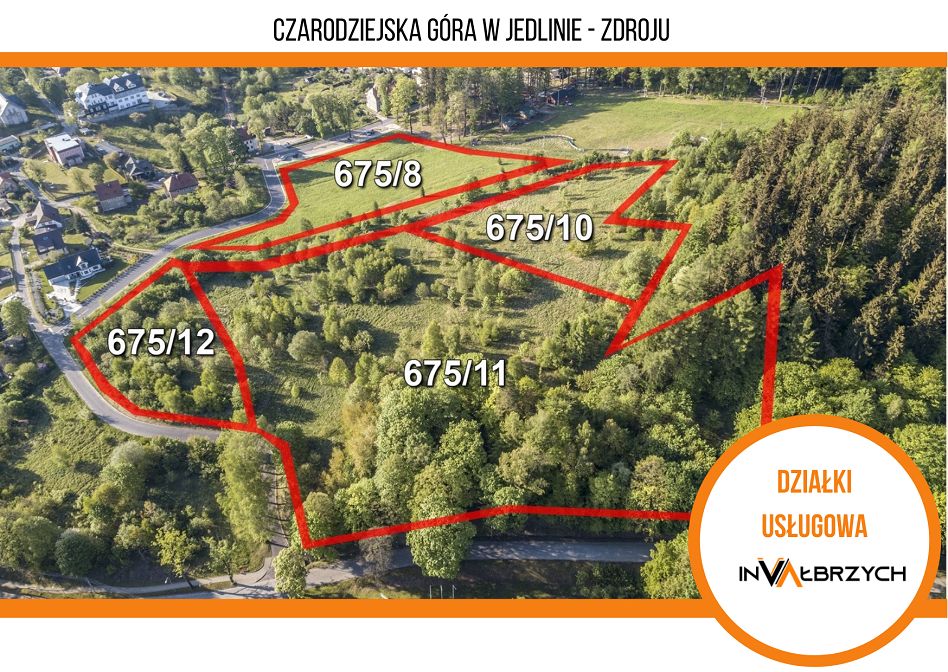 REGION, Jedlina-Zdrój: Atrakcyjne działki na sprzedaż