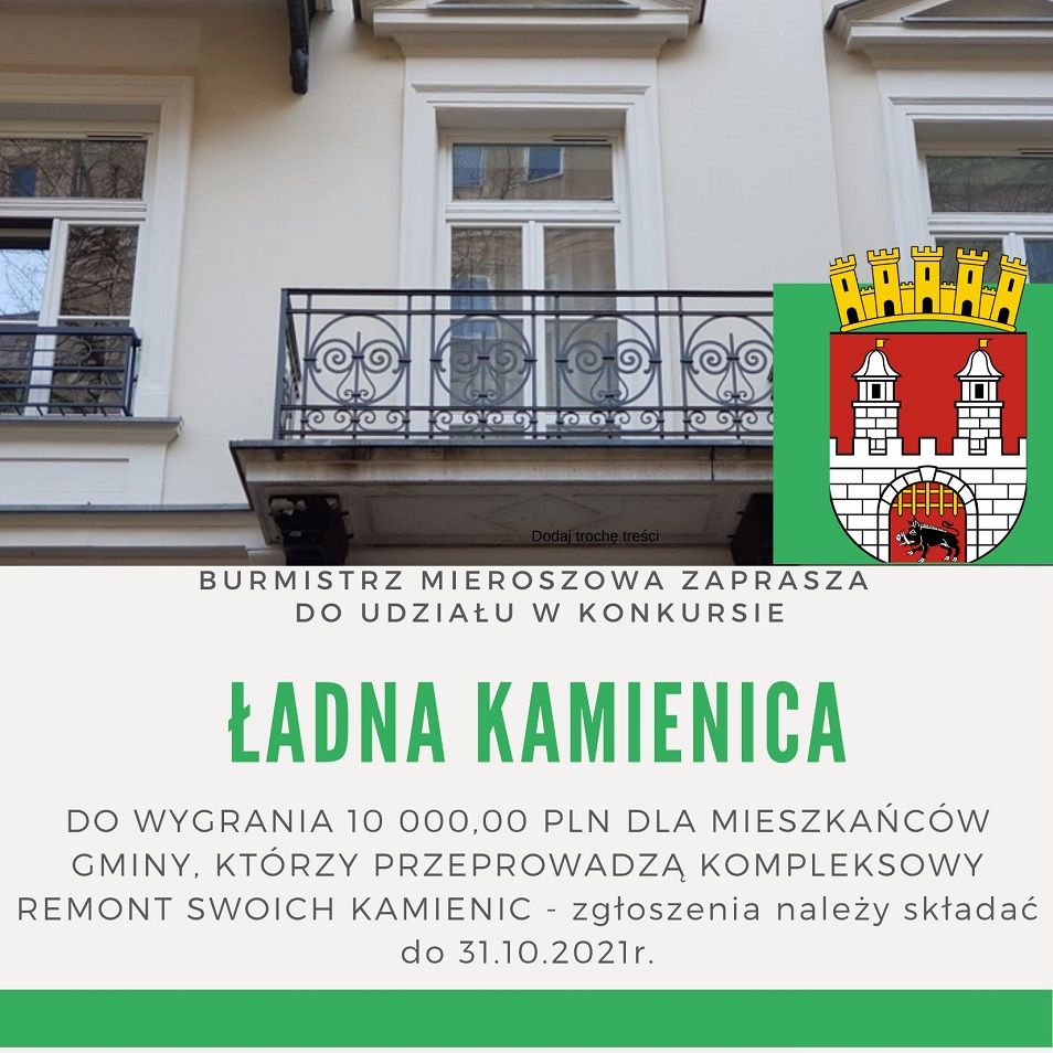 REGION, Mieroszów: Nagrodzą za kamienice