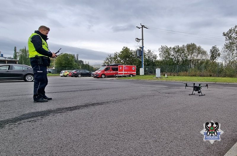 Wałbrzych: Dron patrolował ulice