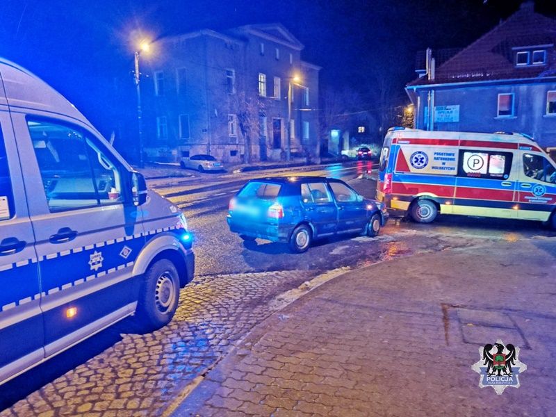 REGION, Głuszyca: Pijany pieszy sprawcą kolizji