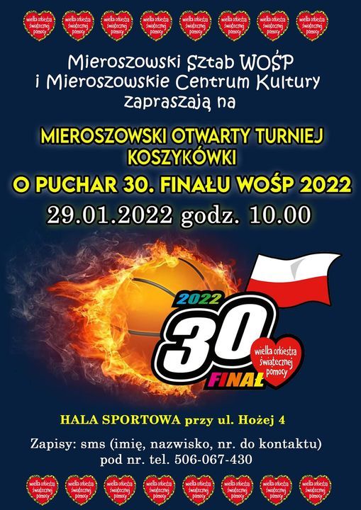 Mieroszów: Koszykarski turniej dla WOŚP