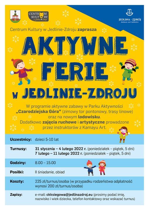REGION, Jedlina-Zdrój: Nabór na ferie