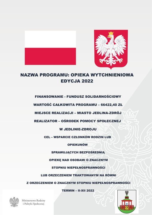 REGION, Jedlina-Zdrój: Nabór już trwa