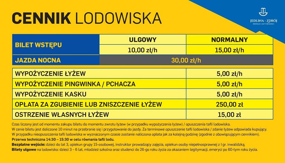 REGION, Jedlina-Zdrój: Od jutra lodowisko