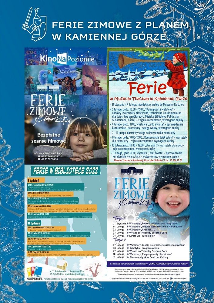 REGION, Kamienna Góra: Bogata oferta na ferie