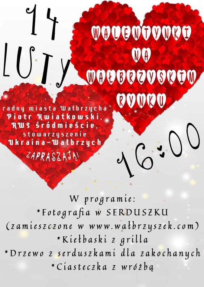 Wałbrzych: Walentynki w Rynku