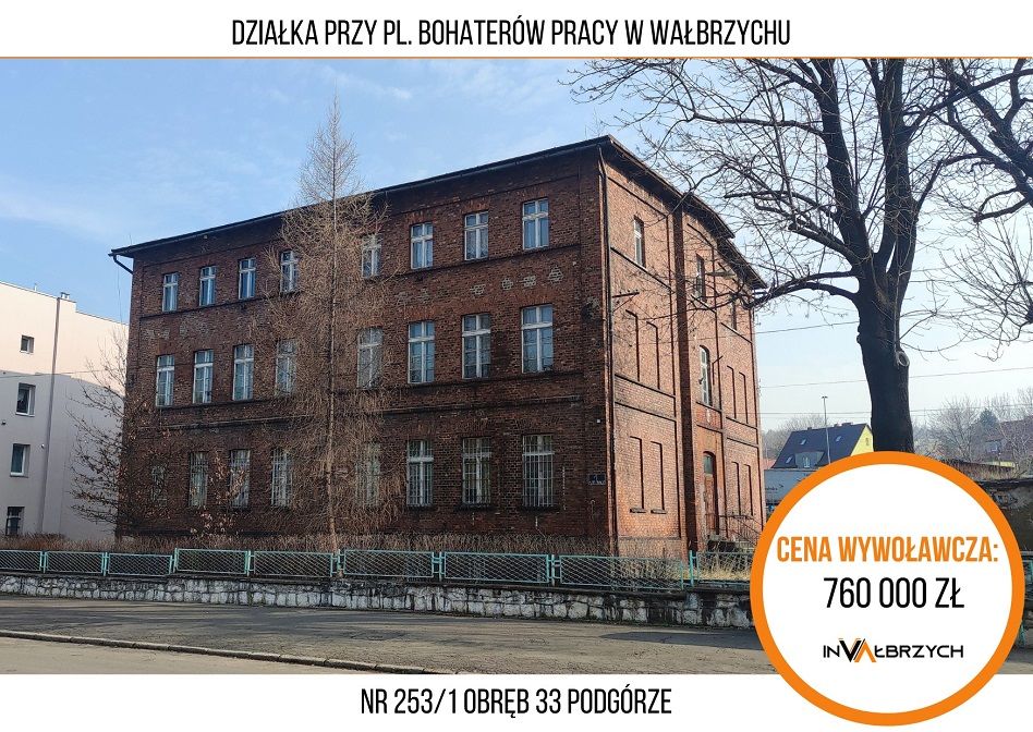 Wałbrzych: Budynek po szkole na sprzedaż