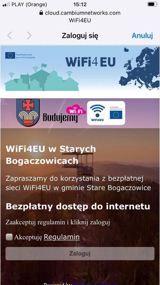 REGION, Gmina Stare Bogaczowice: Darmowy internet