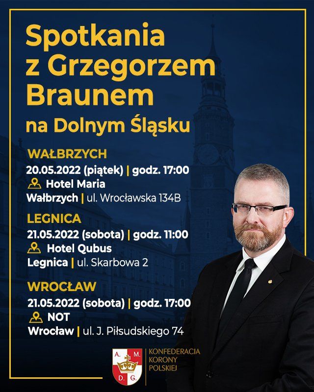Wałbrzych: Spotkanie z posłem Braunem