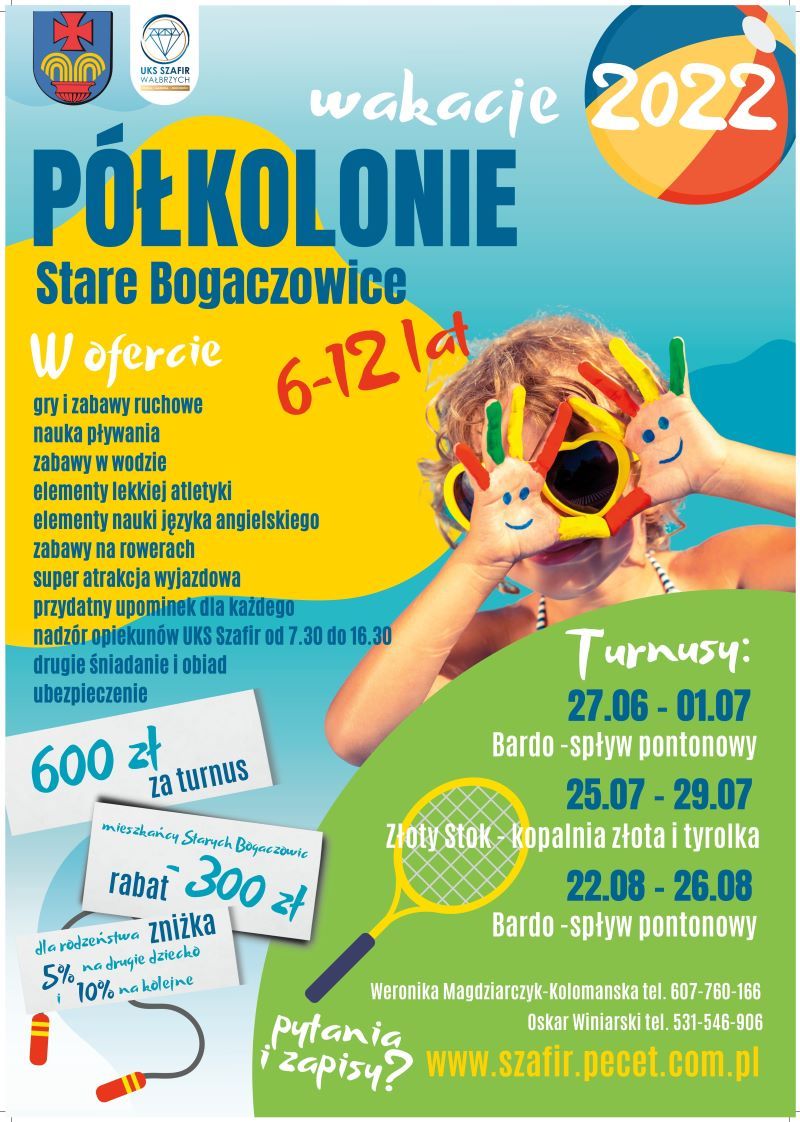 REGION, Stare Bogaczowice: Półkolonie dla najmłodszych