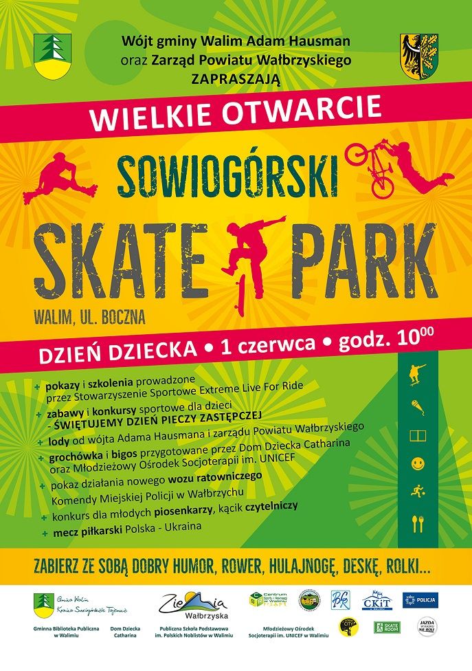 REGION, Walim: Otwierają skate park
