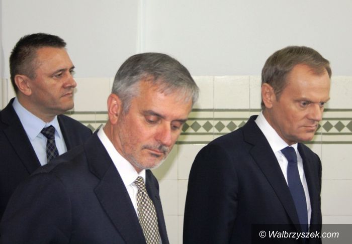 Wałbrzych/REGION: Tusk w Wałbrzychu