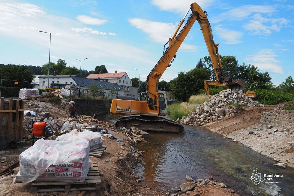 REGION, Kamienna Góra: Przebudowują jaz